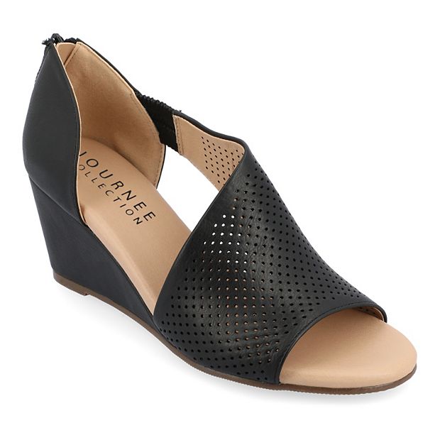 Kohls black wedge sandals new arrivals