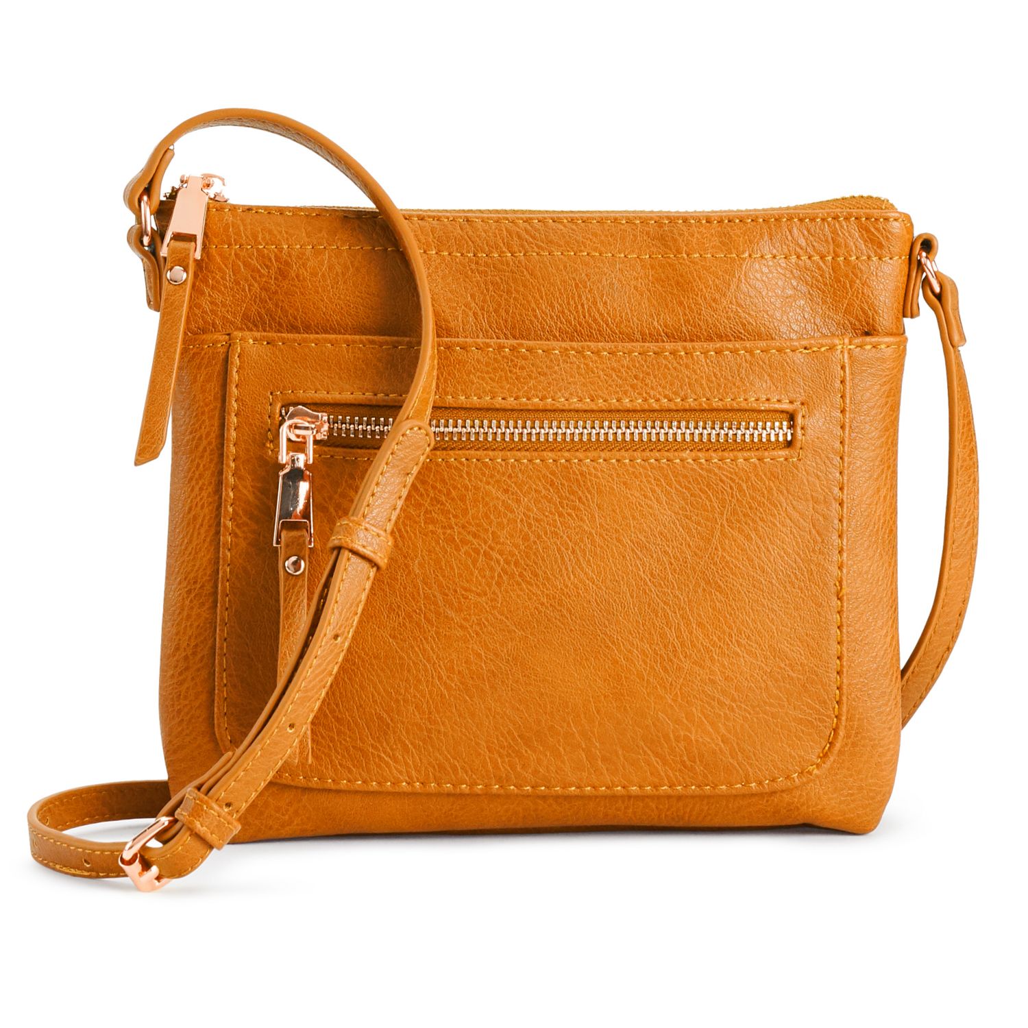 multi compartment cross body bag