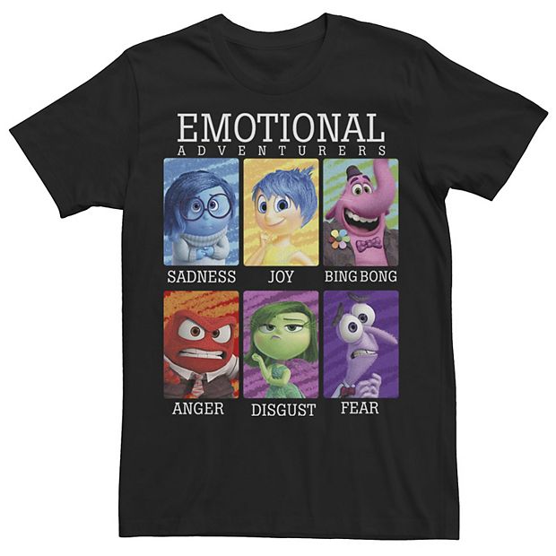 Disney Pixar Inside Out Yearbook T-Shirt - BLACK