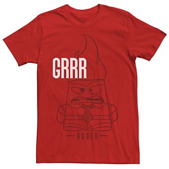 Disney / Pixar's Inside Out Anger Men's Grrr Tee