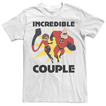 Disney / Pixar's The Incredibles 2 Men's Incredible Couple Duo Portrait Tee