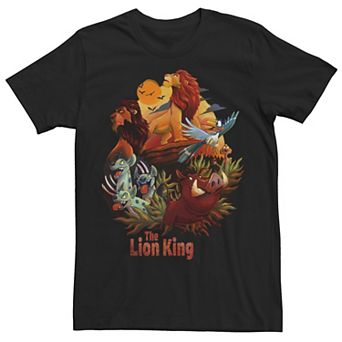Disney's The Lion King Men's Main Cast Poster Tee