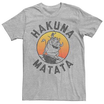 Disney's The Lion King Timon & Pumba Men's Hakuna Matata Lifestyle Tee