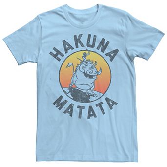 Disney's The Lion King Timon & Pumba Men's Hakuna Matata Lifestyle Tee