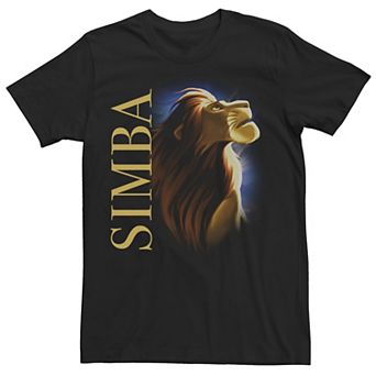 Disney's The Lion King Simba Men's Glow Portrait Tee