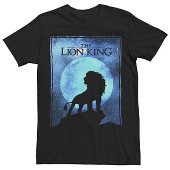 Disney's The Lion King Simba Men's Night Sky Silhouette Tee