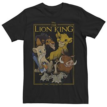 Disney's The Lion King Men's Pastel Group Shot Portrait Tee