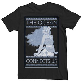Disney's Moana Men's The Ocean Connects Us Box Tee