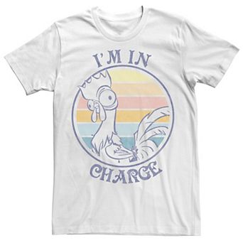 Disney's Moana Hei Hei I'm In Charge Sunset Fleece Men's Tee