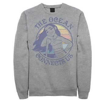 Disney's Moana Men's The Ocean Connects Us Sunset Fleece