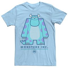 Men's Monsters Inc Sully Big Monster on Campus Graphic Tee Black