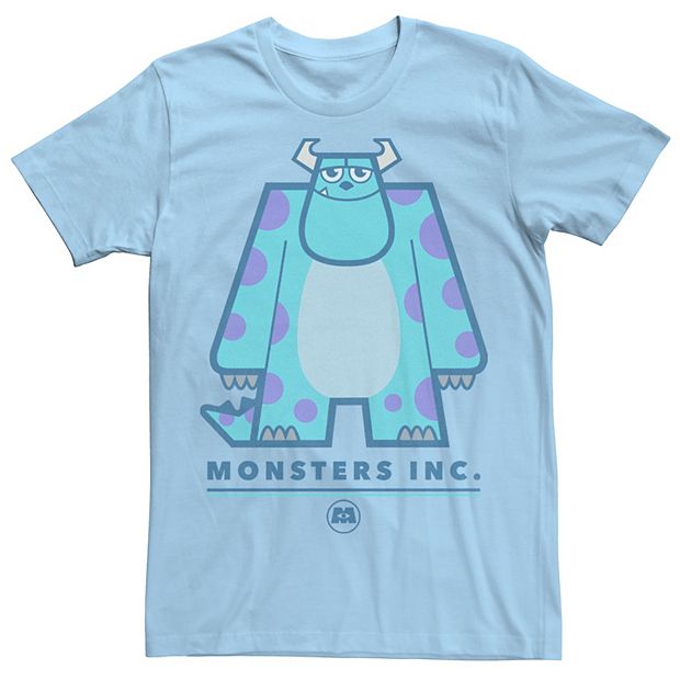 Men's Monsters Inc Sulley Pose T-Shirt - Light Blue - 2X Large