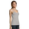 Hanes Women's Stretch Cotton Cami With Built-In Shelf Bra, Style