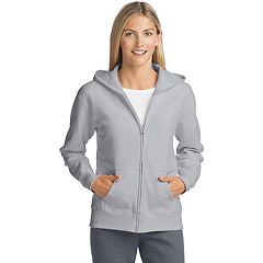 Grey Zip Neck Hoodies & Sweatshirts Adult Tops, Clothing