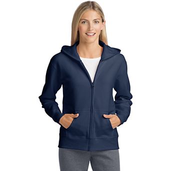 Women's Hanes® EcoSmart Full-Zip Hoodie Sweatshirt