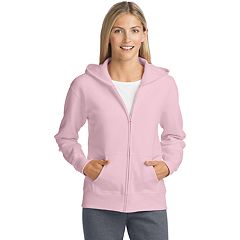 Ladies pink best sale hoodie sweatshirt