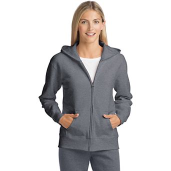 Women's Hanes® EcoSmart Full-Zip Hoodie Sweatshirt