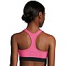 Hanes® Solid Absolute Racerback Compression Sports Bra O9178