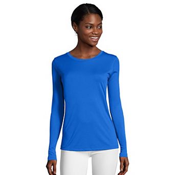 Women's Hanes® Cool Dri Long-Sleeve Performance Tee