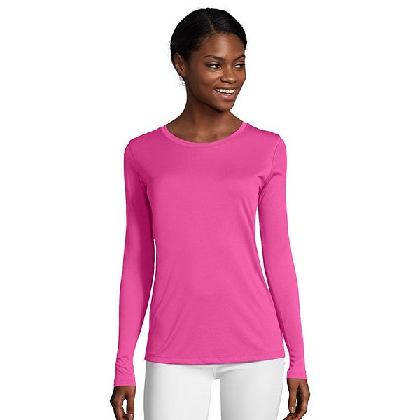 Women's Hanes® Cool Dri Long-Sleeve Performance Tee