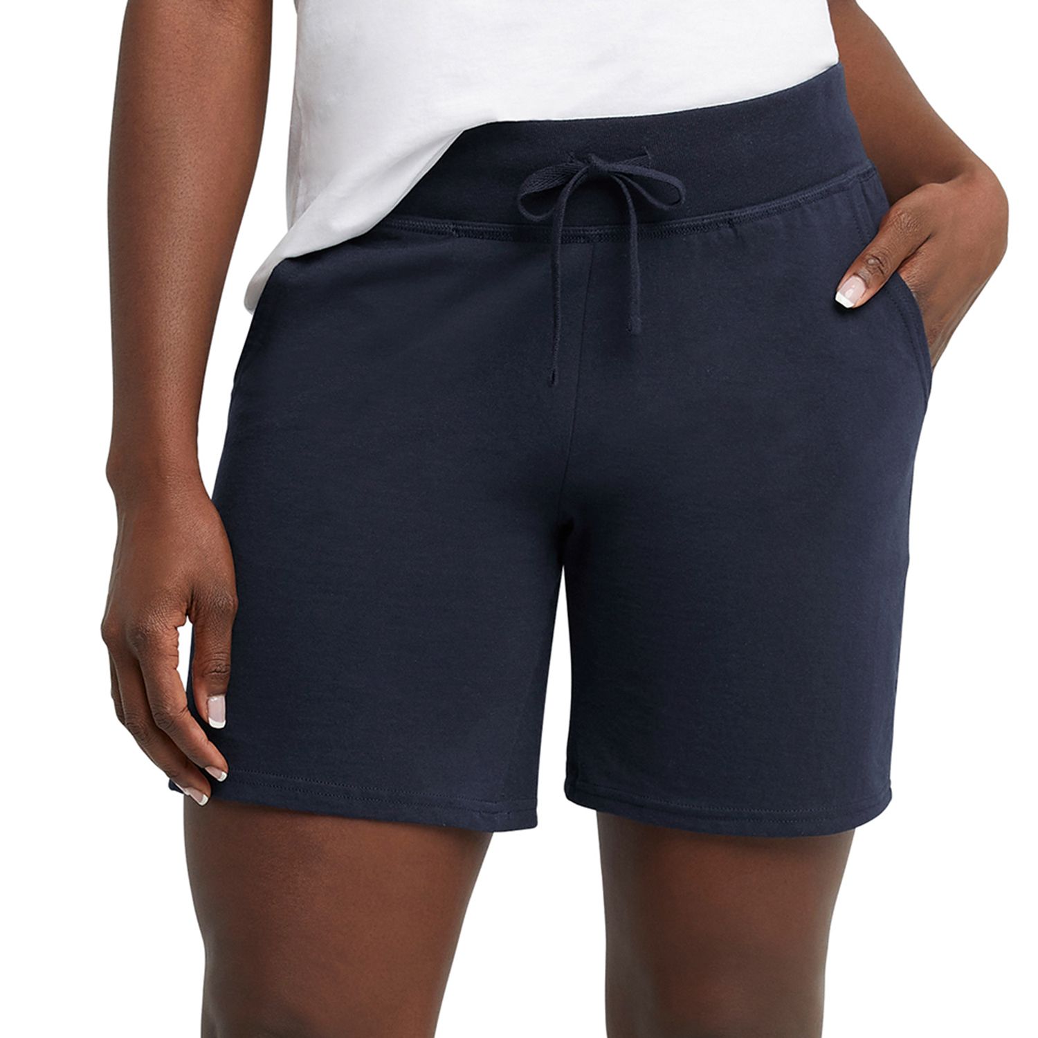 women's jersey bermuda shorts