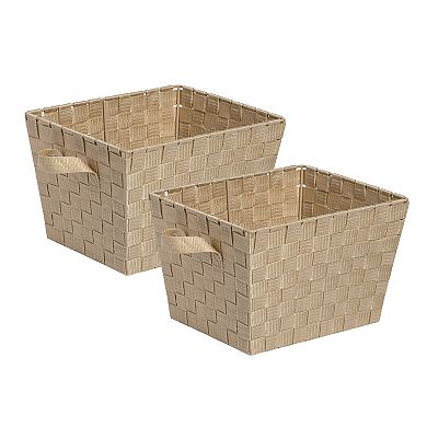 Honey-Can-Do 2-pack Woven Bins