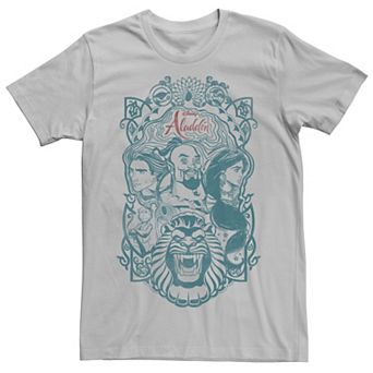 Disney's Aladdin Live Action Men's Group Character Sketch Tee
