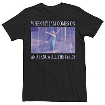 Disney's Frozen Elsa When Jam Comes On Men's Tee