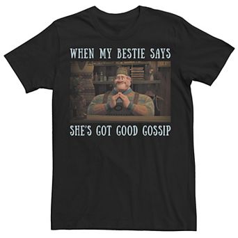 Disney's Frozen Oaken Men's When My Bestie Says She's Got Gossip Tee