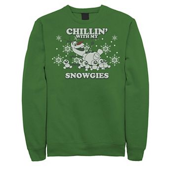 Men's Disney Frozen Olaf Chillin' With My Snowgies Portrait Sweatshirt