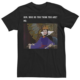 Disney's Snow White and the Seven Dwarfs Evil Queen Men's Meme Tee