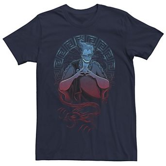 Disney's Villains Hades Men's Gradient Circle Portrait Tee