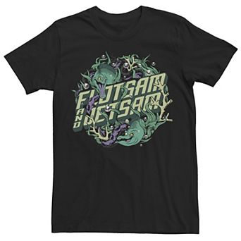 Disney's The Little Mermaid Flotsam & Jetsam Seaweed Men's Portrait Logo Tee