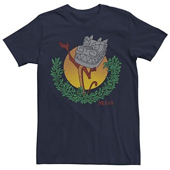 Disney's Mulan Mushu Men's Stone Dragon Head Tee