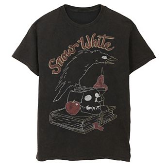 Disney's Snow White Men's Queens Crow on Skull Tee