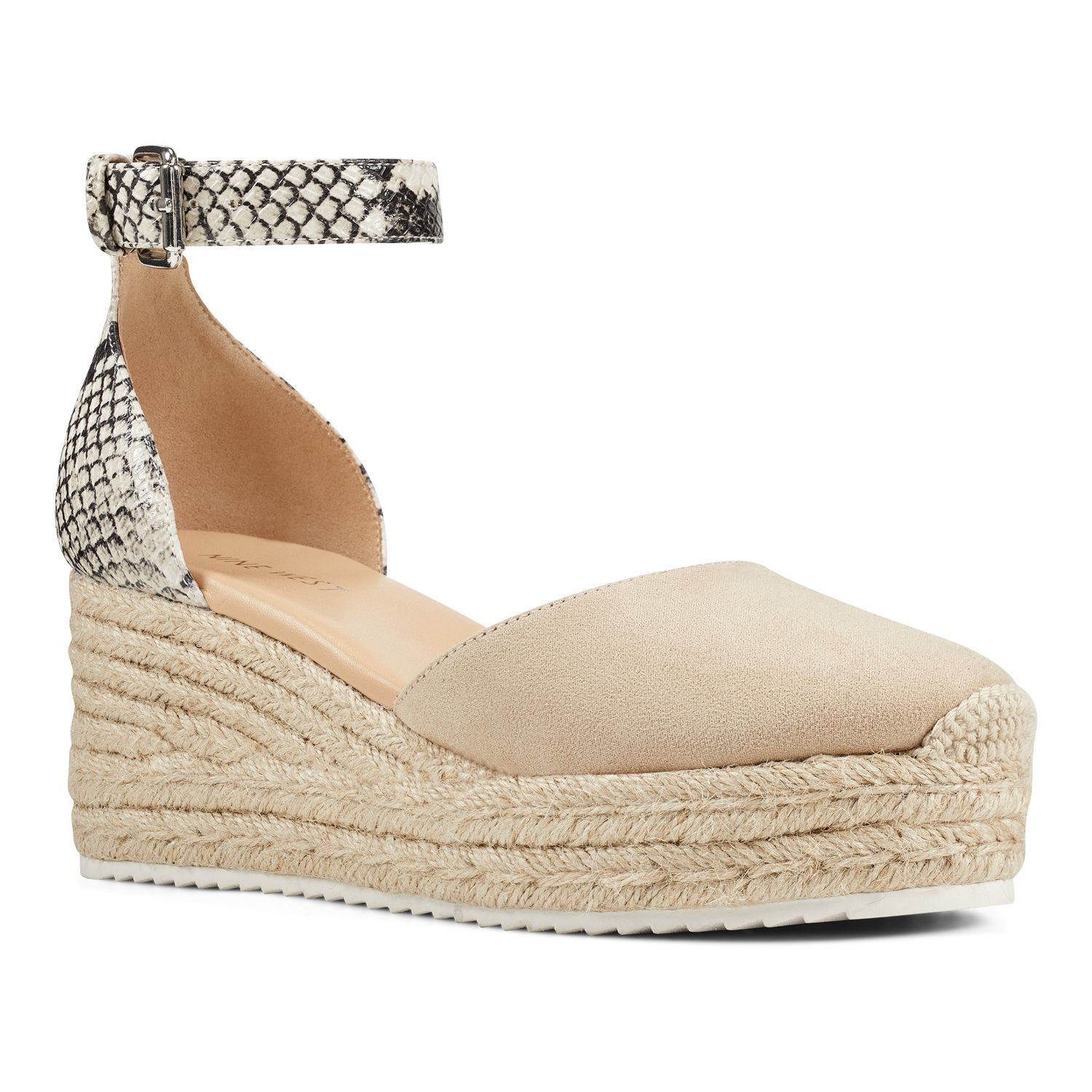 gray espadrille wedges