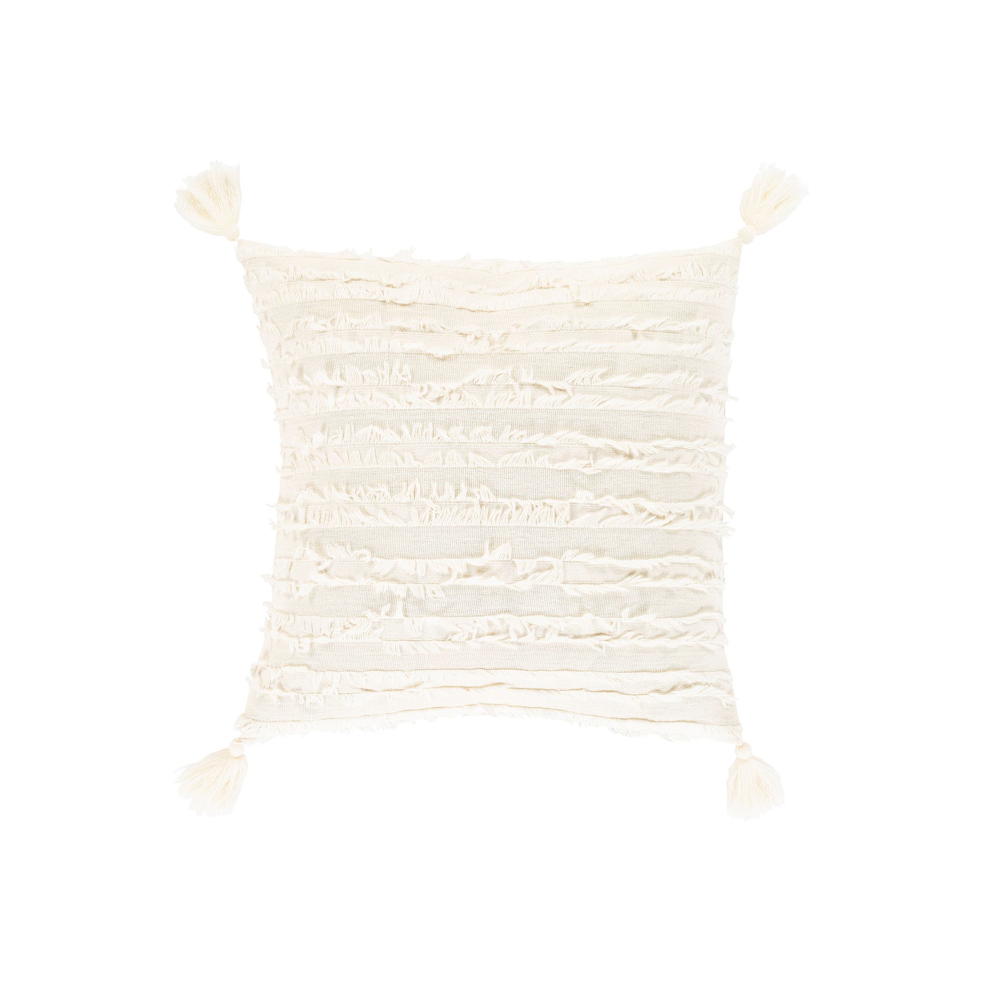 Decor 140 22 x 22 Prospero Throw Pillow, Ivory