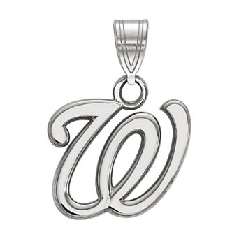 LogoArt Sterling Silver Washington Nationals Pendant