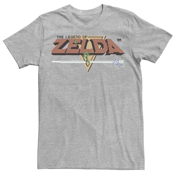Nintendo Legend Of Zelda Classic Nes Title Screen T-Shirt
