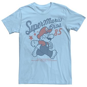Men's Nintendo Super Mario Bros '85 Vintage Stars Tee
