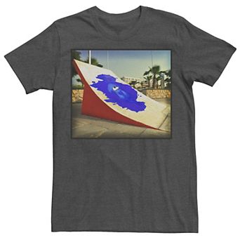 Men's Nintendo Splatoon Blue Inkling Skatepark Tag Tee