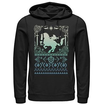 Men's Nintendo Zelda Link & Epona Ugly Holiday Sweater Hoodie