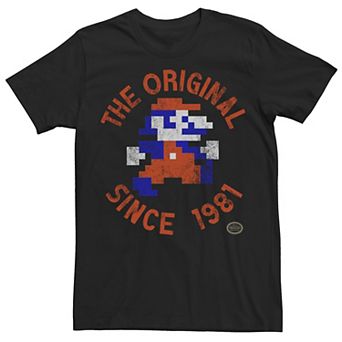 Men's Nintendo Super Mario 8-Bit Original Since 81 Tee