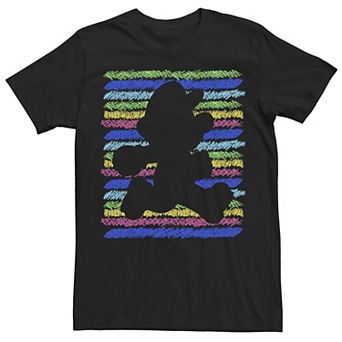 Men's Nintendo Super Mario Crayon Silhouette Tee