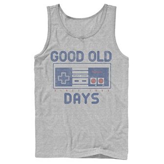 Men's Nintendo NES Controller Good Old Days Retro Tank Top
