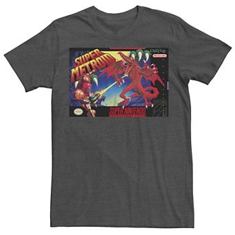 Men's Nintendo Super Metroid Classic Box Art Tee