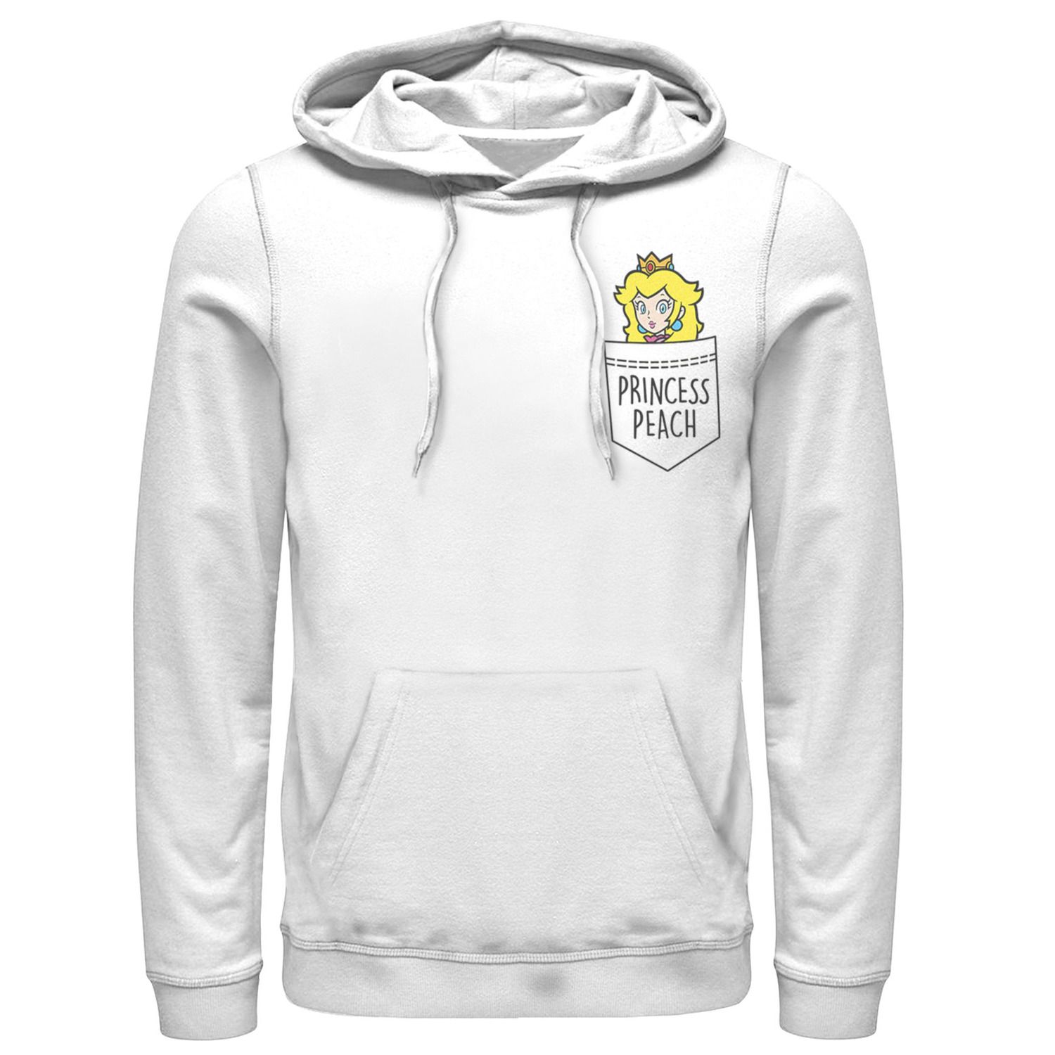 nintendo white hoodie