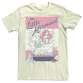 Disney's The Little Mermaid Faded Poster Men's Tee