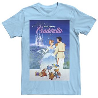 Disney's Cinderella Men's Retro Poster Tee