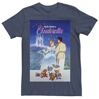 Disney's Cinderella Men's Retro Poster Tee